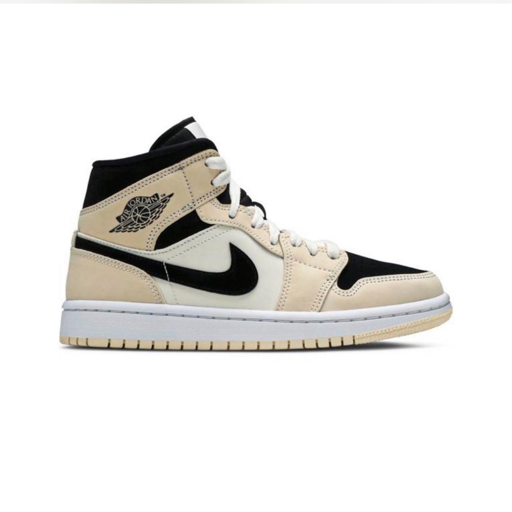 Nike Air Jordan Mid Sneakers - Black and Tan